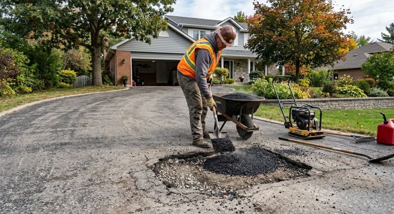 Asphalt Pothole Filling in Little Rock, AR