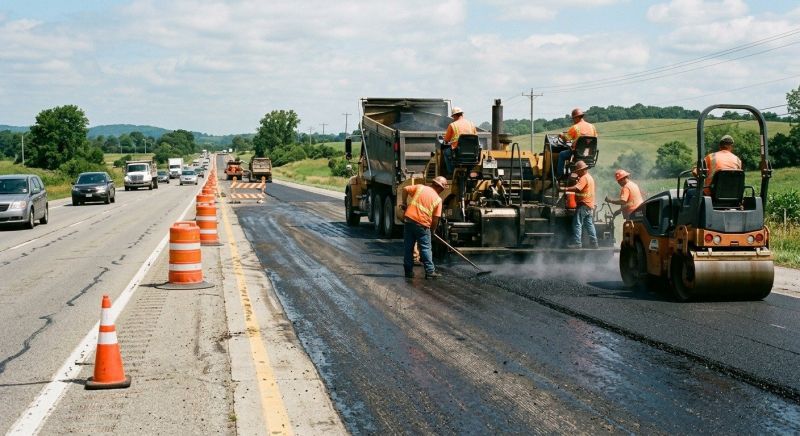 Highway Resurfacing in Palm Springs, CA