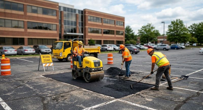 Asphalt Parking Lot Repair in Little Rock, AR