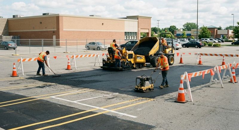Asphalt Parking Lot Repair in San Diego County, CA