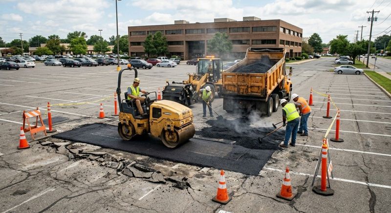 Church Parking Lot Repair in Los Angeles, CA