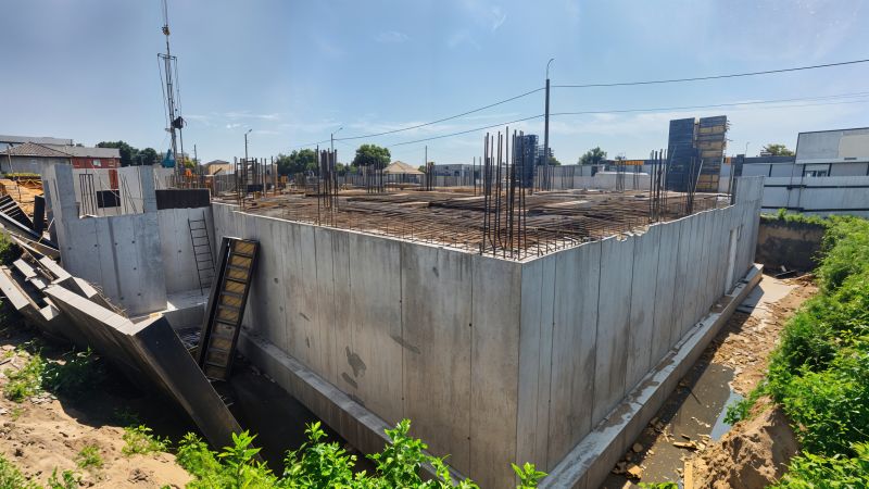 Commercial Slab Construction in West Des Moines, IA