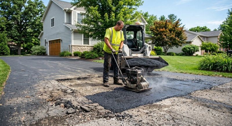 Driveway Blacktop Repair in Savannah, GA