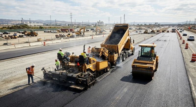 Industrial Asphalt Paving in Los Angeles, CA