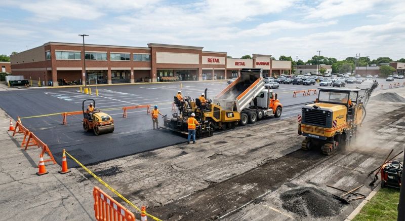 Industrial Asphalt Paving in Los Angeles, CA