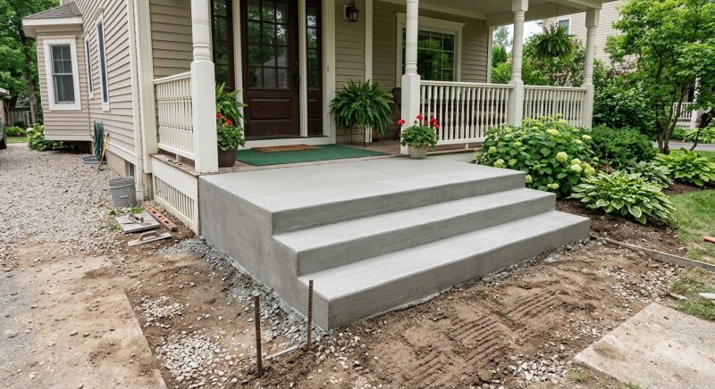 Poured Steps Installation in Fort Collins, CO
