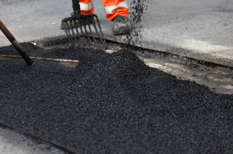 Layered Asphalt Application